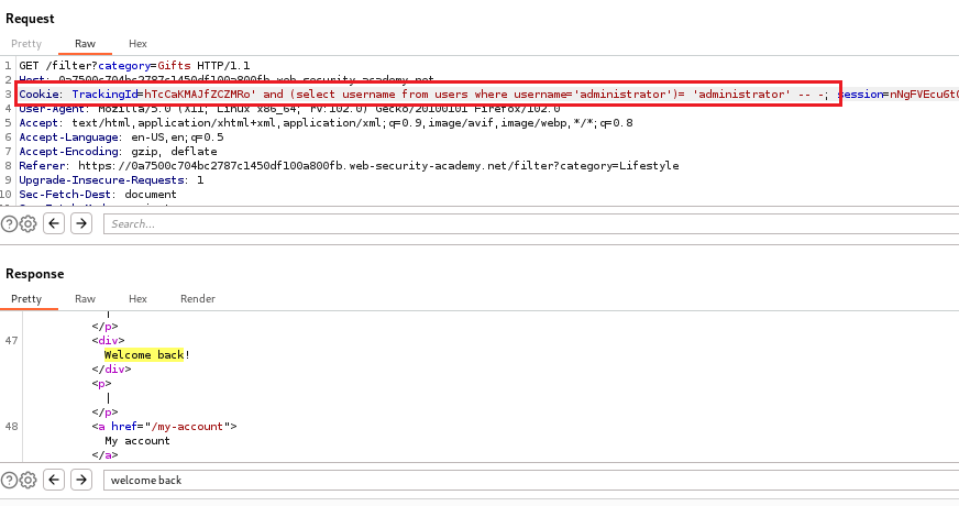 Respuesta Condicional en Inyección BLIND-SQL