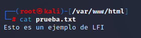 local file inclusion vulnerability