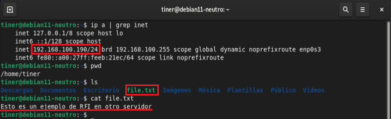 local file inclusion vulnerability
