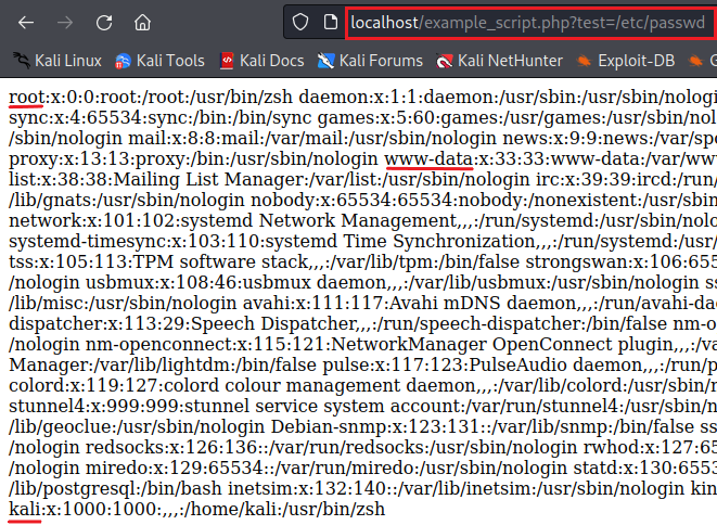 Vulnerabilidad de Inclusión de Archivos Locales