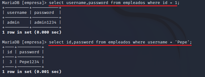 Vulnerabilidad de Inyección SQL