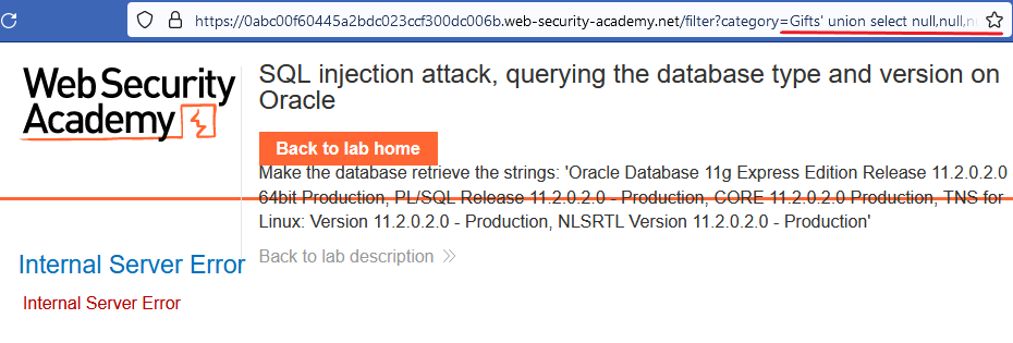 sql injection vulnerability
