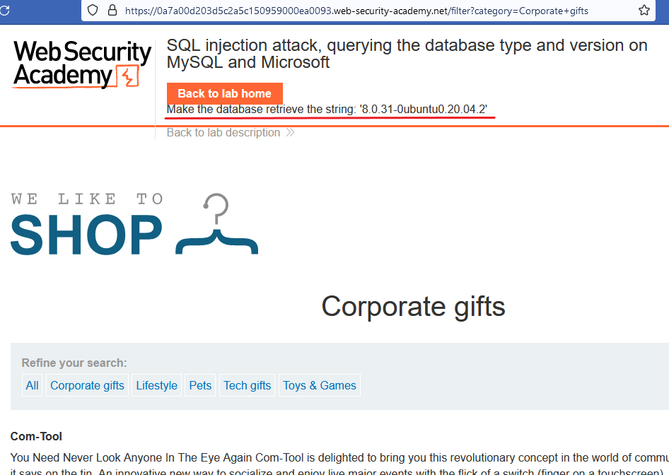 sql injection vulnerability