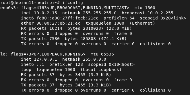 Configuraciones básicas en Redes-Linux